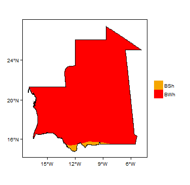 Koppen Geiger Climate Zones